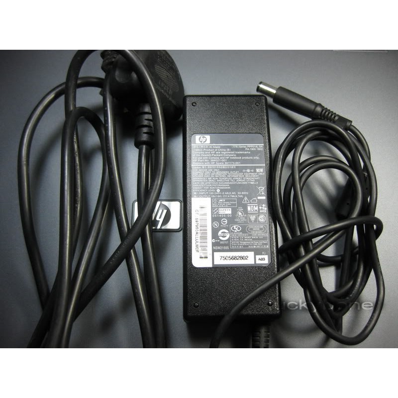 Adapter sạc LAPTOP HP ĐẦU KIM-90W 19V—4.74A tương thích nhiều model hp thông dụng