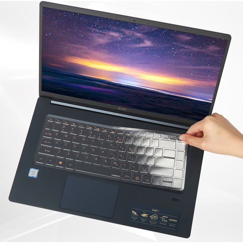 Miếng silicon phủ - bảo vệ bàn phím laptop Acer 14 inch