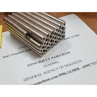 Nam châm 10x3 lỗ 4.2mm