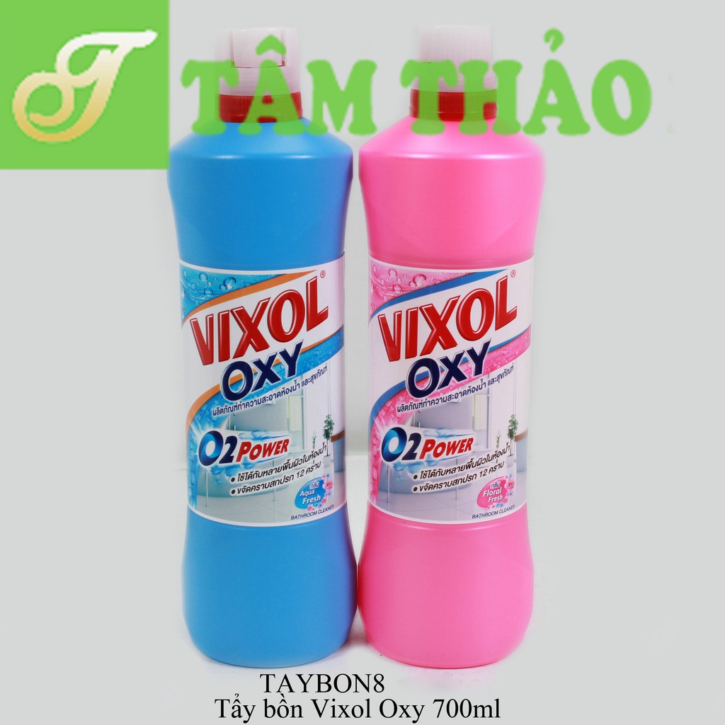 Tẩy bồn Thái Lan Vixol Oxy 700ml 8850092032708, 8850092034702