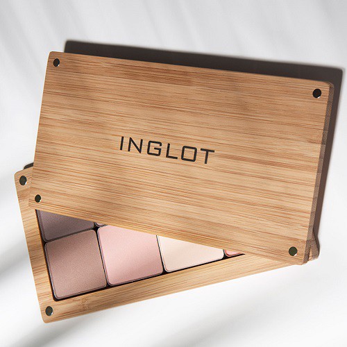 INGLOT - Khuôn hộp đựng phấn bằng gỗ tre Inglot Face Freedom System Flexi Eco Palette 001