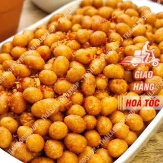 Đậu Phộng Da Cá Tỏi Ớt - Lon 500gr
