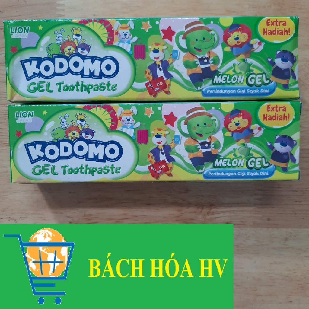 Combo 2 cây kem đánh răng em bé KODOMO 45g - BACH HOA HV