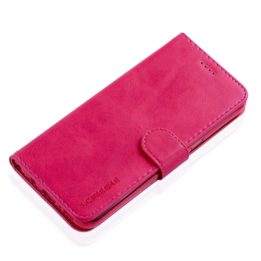 Bao da nắp gập màu trơn tích hợp ví đựng thẻ tiện dụng cho Samsung Galaxy S8 Plus | BigBuy360 - bigbuy360.vn