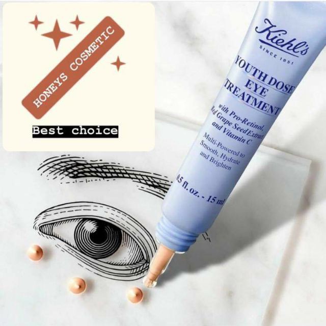 Sample Kem Dưỡng Mắt Kiehl's Youth Dose Eye Treatment Gói 1,5ml | BigBuy360 - bigbuy360.vn
