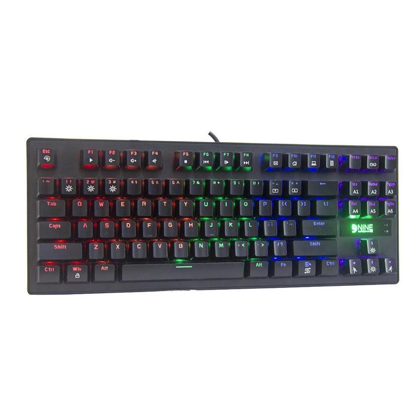 Bàn phím cơ Fuhlen G87L Blue Switch led Rainbow TKL