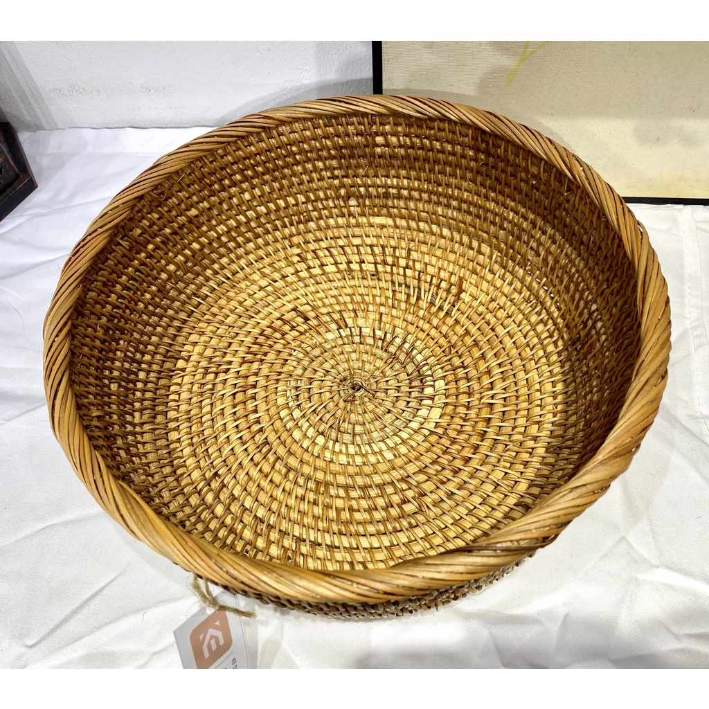 Rổ mây đựng hoa quả