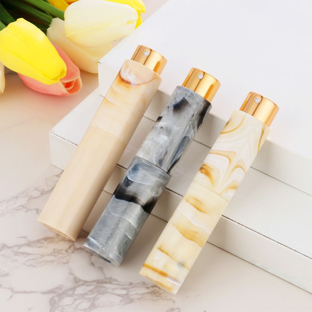 Chai xịt chiết nước hoa vỏ nhôm họa tiết vân đá cẩm thạch 10ml