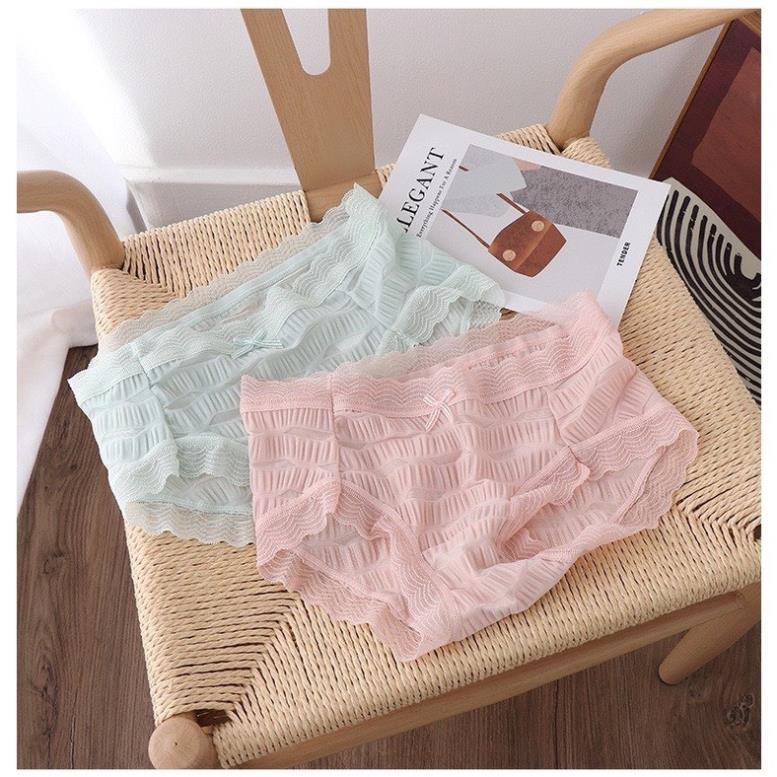 Quần Lót Nữ Đúc Su Nhún Siêu Mềm Mịn Thông Hơi Thoáng Khí 1098