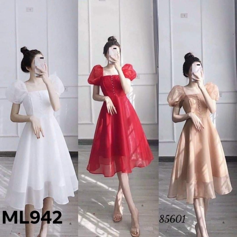 ĐẦM BIGSIZE 55-92 KÝ FULL 5 SIZE, CHẤT VOAN KIẾNG SIÊU MỊN
