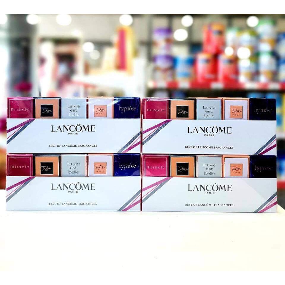 Set 5 chai nước hoa mini Lancome dành cho nữ _ hàng chuẩn Pháp