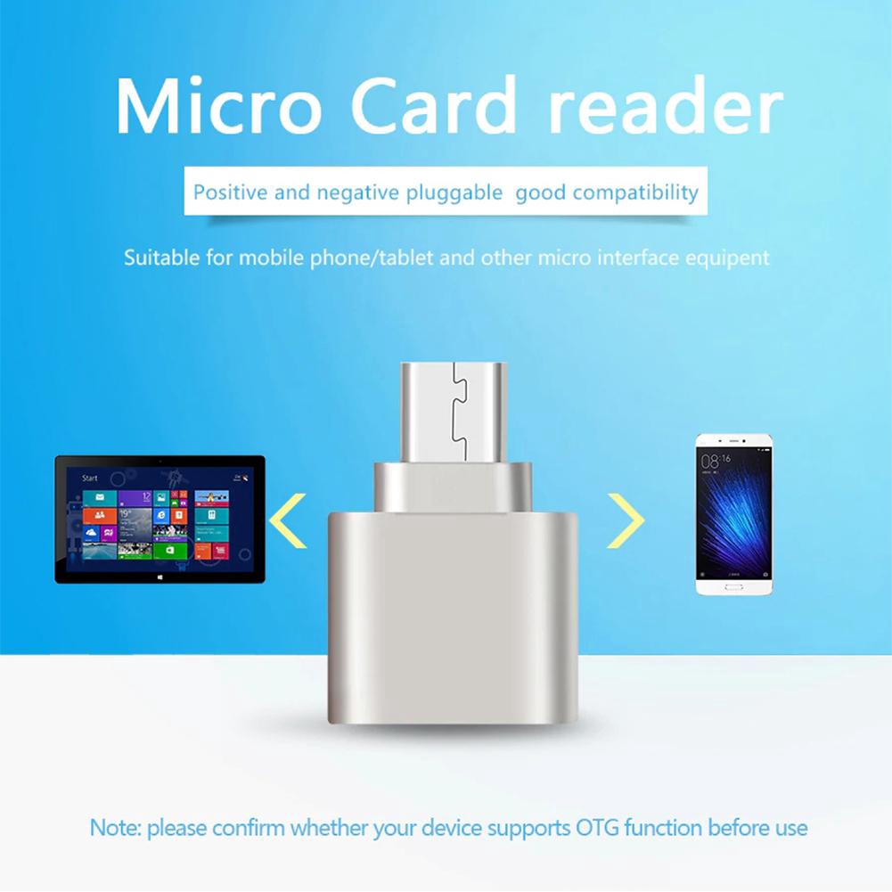 Đầu đọc thẻ mini cầm tay USB Micro SD TF Bộ nhớ thẻ nhớ OTG Adaptor USB 3.1 Đầu đọc thẻ