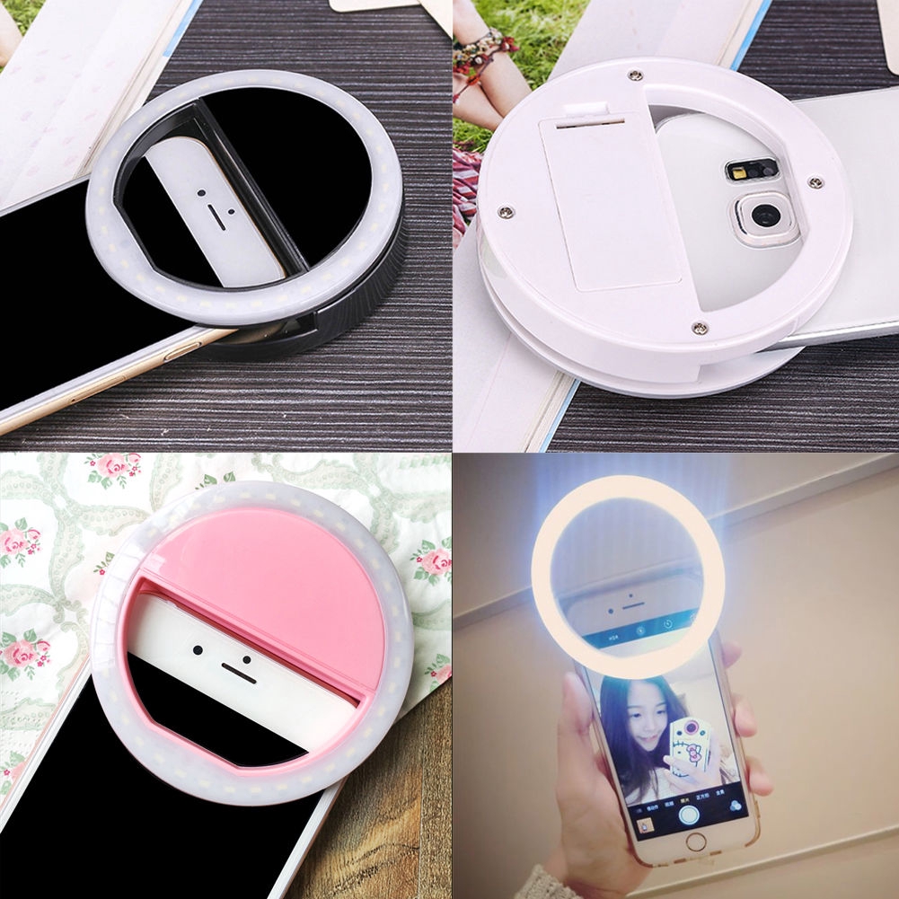 Vòng Đèn Led Hỗ Trợ Chụp Ảnh Selfie Cho Điện Thoại Iphone Android