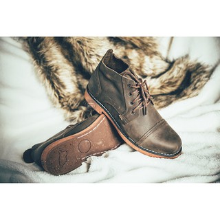 Giày boot nam da bò cao cấp Redwing cổ lửng bảo hành da trọn đời