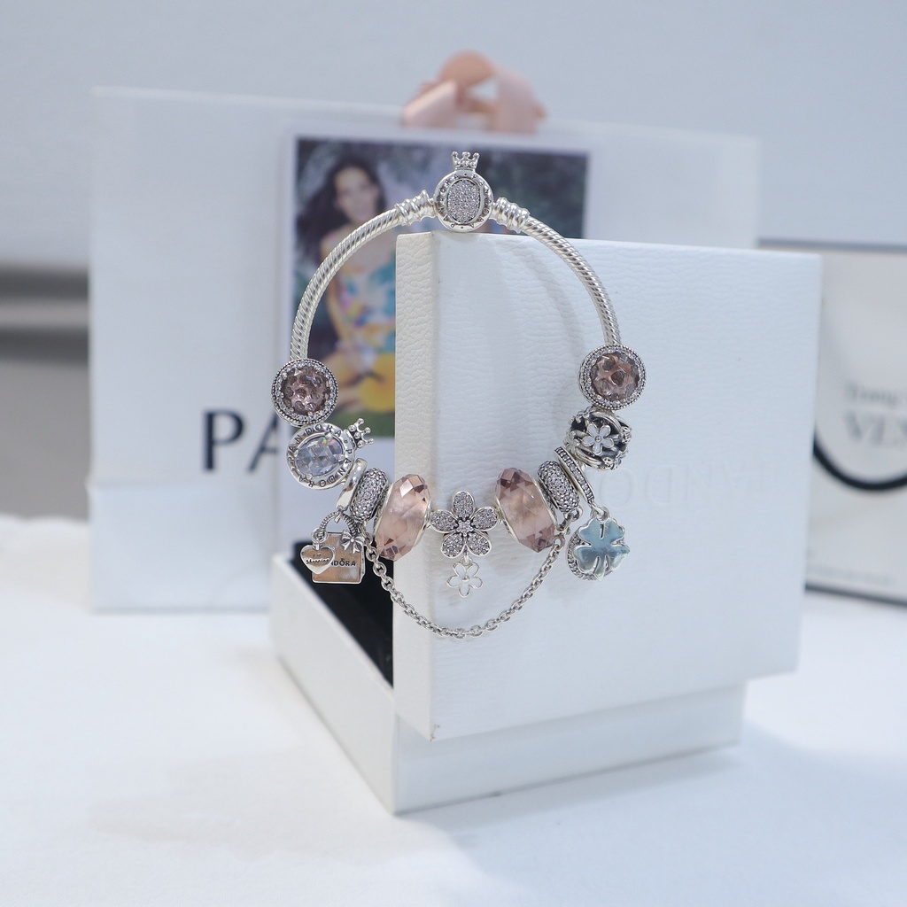 Bộ sưu tập vòng charm mệnh Kim- ẢNH THẬT- Hàng cao cấp bạc 925- Trang sức bạc Venus