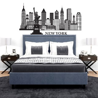 Decal dán trang trí phòng | tranh dán tường chủ đề thành phố new york