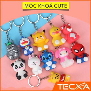 Móc khoá hình thú cute dễ thương chất liệu silicon nhiều mẫu rất đẹp