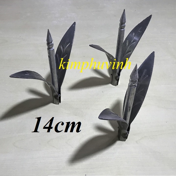 2 CÁI - 14cm CHÔNG HÀNG RÀO SẮT- CHÔNG LÁ 1T4