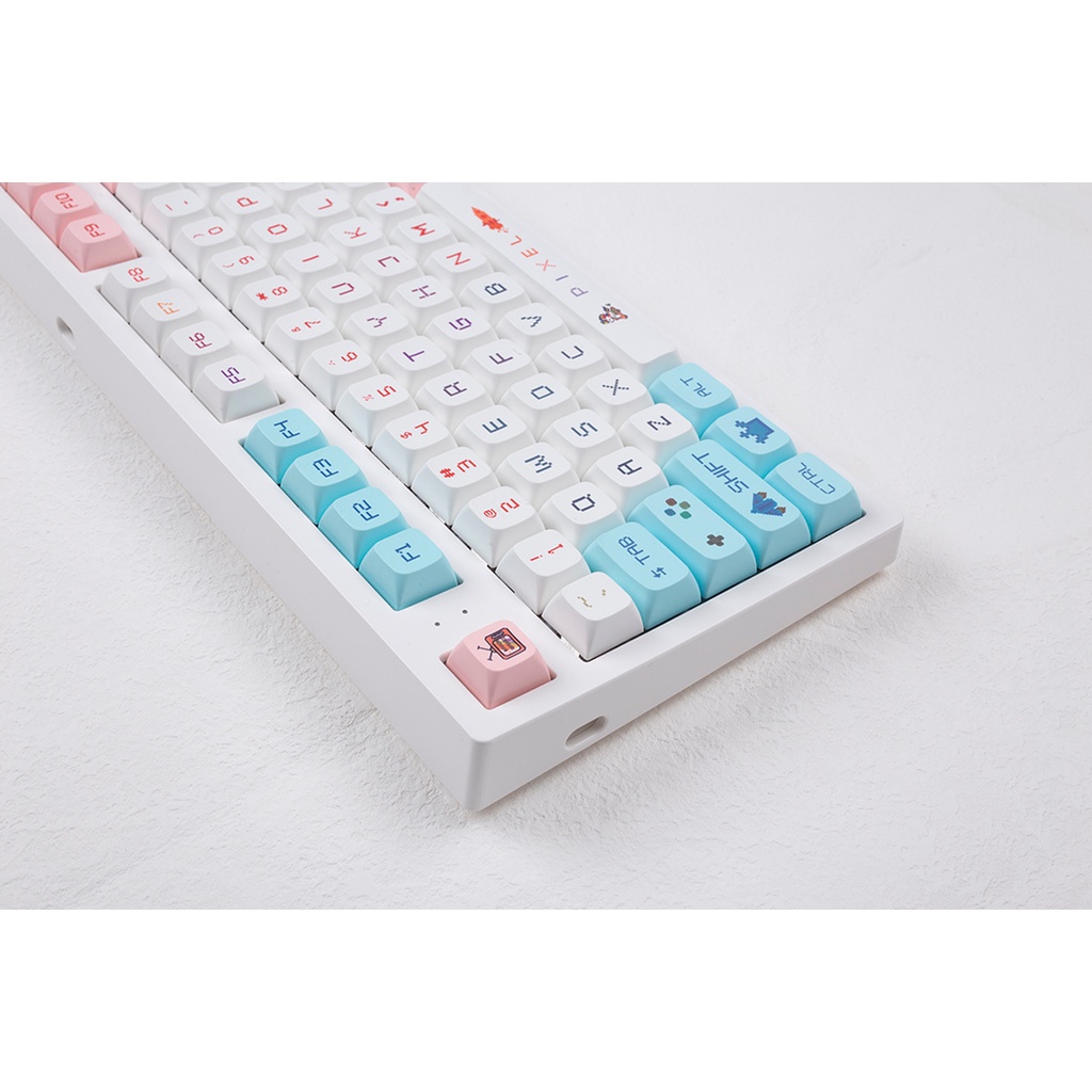 125 phím Pixel Wars Keycaps XDA Cấu hình retro Anime PBT DYE SUB Bàn phím cơ học Keycap
