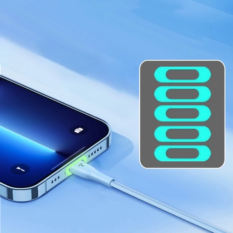 Bộ 5 / 10 Miếng Dán Cổng Sạc Chống Bụi Chống Trầy Phát Quang Cho Android Type-C