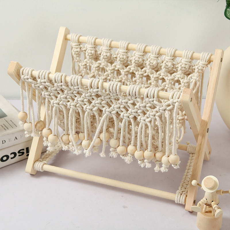 Giá Đỡ Tạp Chí / Tạp Chí / Tạp Chí Bằng Dây Cotton Bện