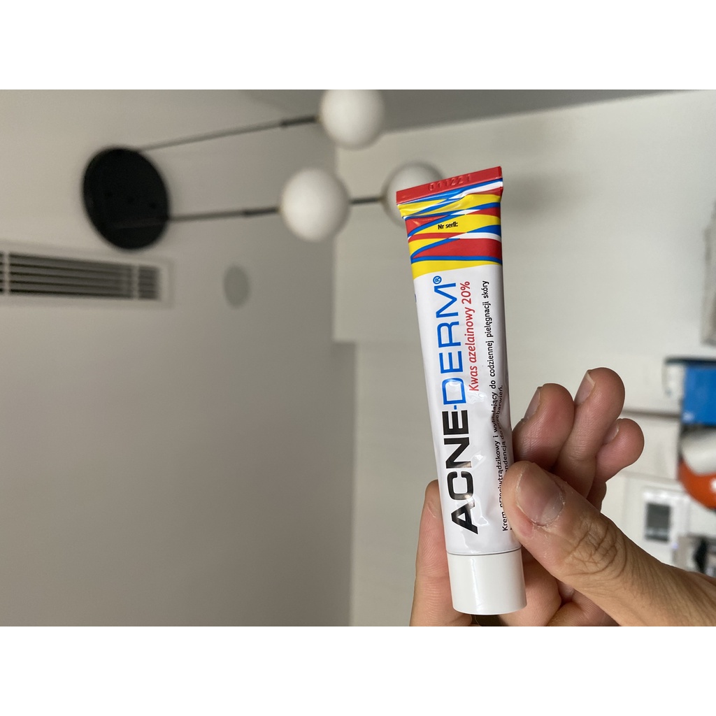 Kem Acnederm Giảm Mụn Mờ Thâm Acne Derm 20% Axit Azelaic 20g