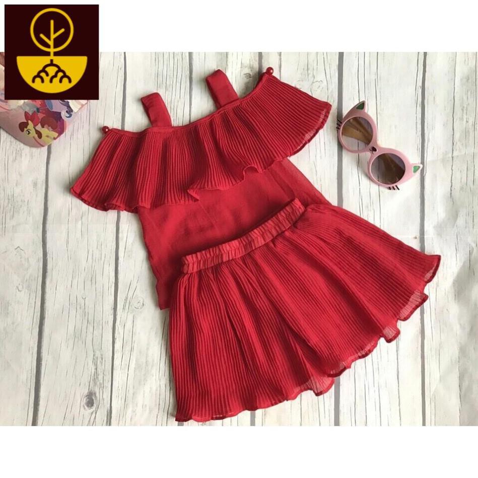 [HOT] Đồ bộ quần áo thun bé gái sơ sinh, trẻ nhỏ, kiểu dập ly đáng yêu - Quần áo trẻ em. Mi Mi shop