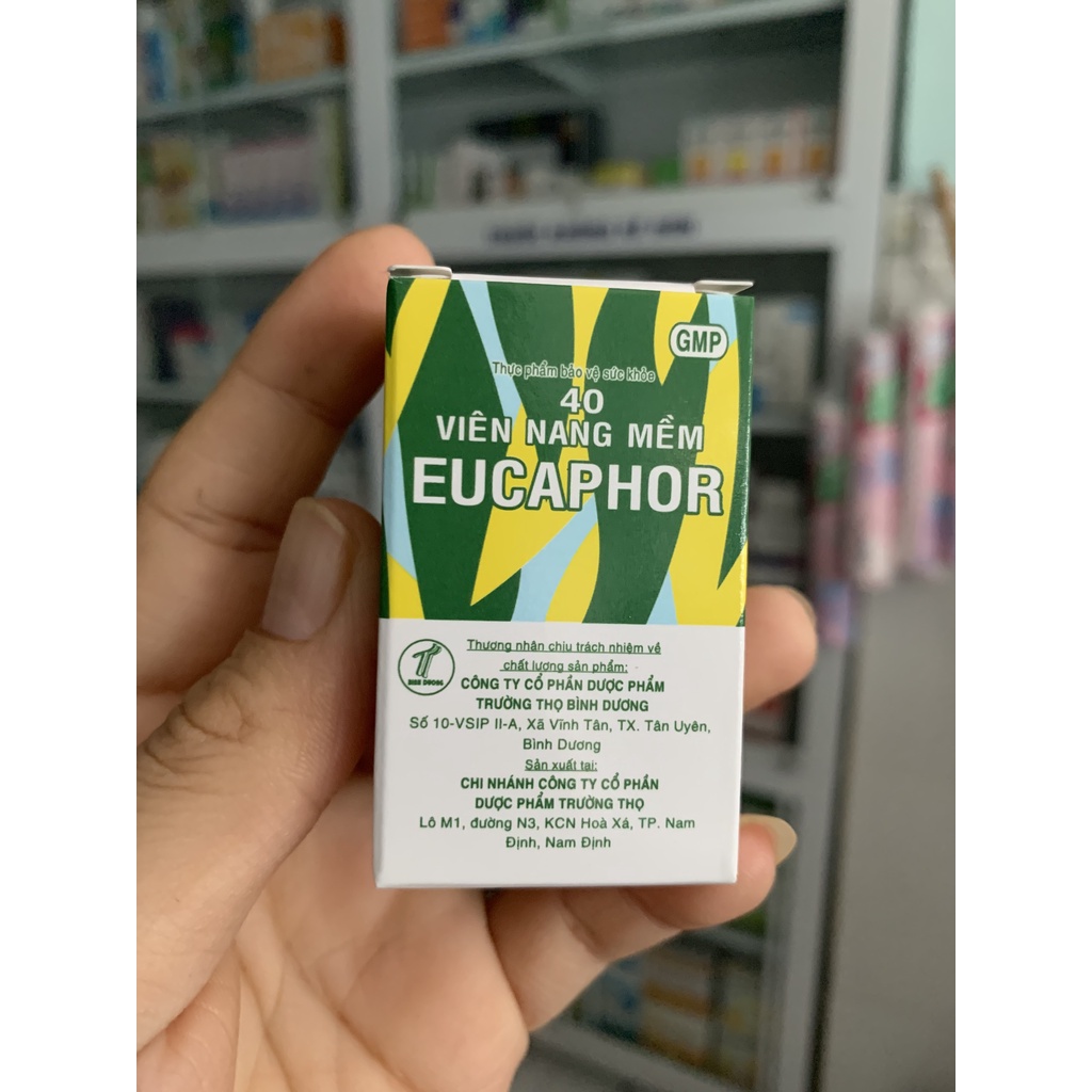 Eucaphor- Viên uống sát khuẩn hô hấp giảm ho eucaphor- Nhà Thuốc Mỹ Kim