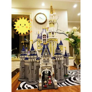 MÔ HÌNH LÂU ĐÀI TÌNH YÊU MICKEY & DONAS 16008 Disney princess castle 6005