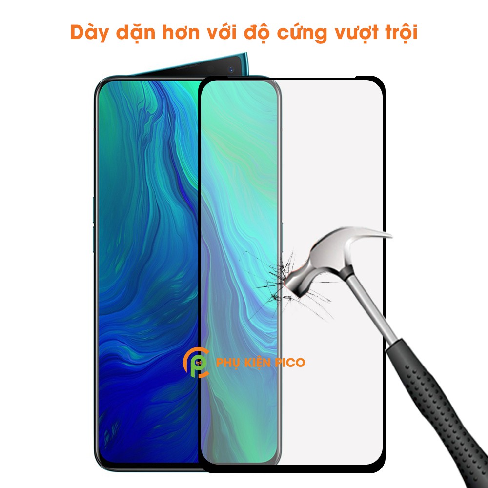 Kính cường lực Oppo Reno viền siêu mỏng độ cứng 9H full màn hình