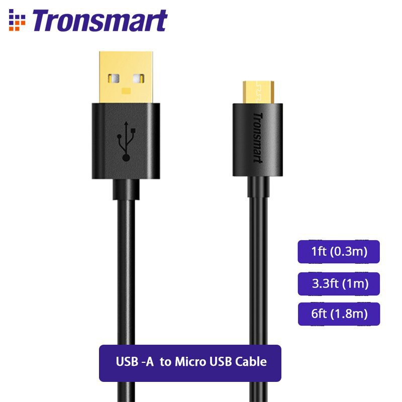 Dây cáp Micro USB Tronsmart 0.9m chính hãng