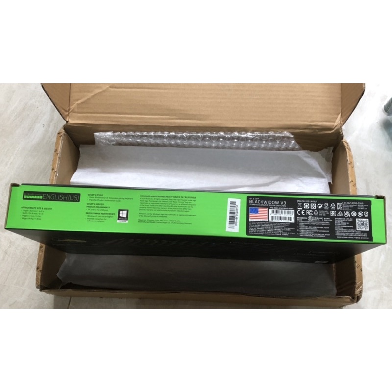 Bàn phím cơ Razer BlackWidow V3 Tenkeyless - Hàng Chính Hãng