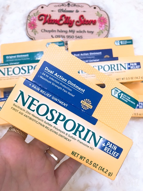 THUỐC MỠ TRỊ BỎNG, VẾT THƯƠNG NEOSPORIN Mỹ