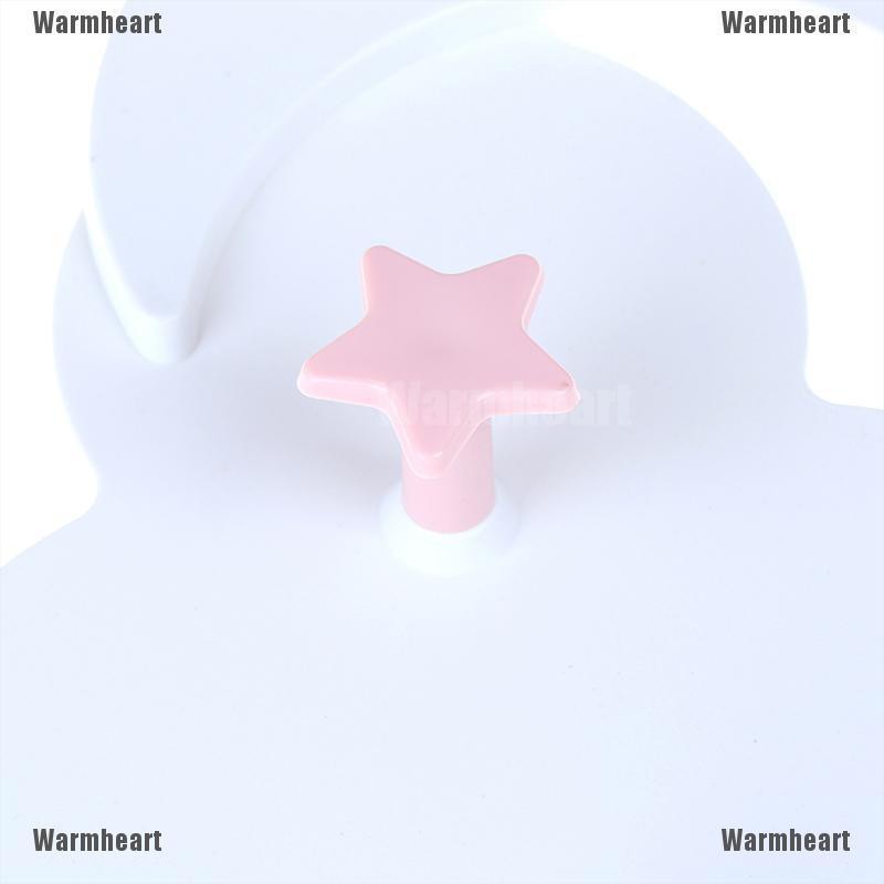 Warmheart Creative Star Moon Cloud Shape Nail-free Hat Clothes Hooks Shelf Hanging Hanger