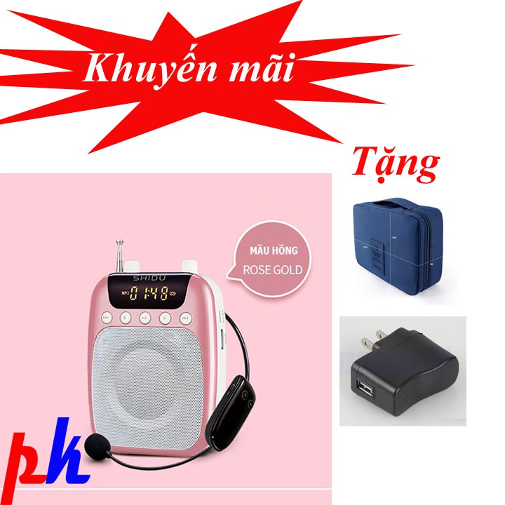 Loa trợ giảng Shidu SD - S358 không dây FM - Máy trợ giảng Shidu SD-S358 không dây FM