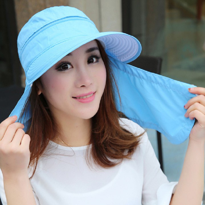 Mũ chống nắng poly 3 in 1