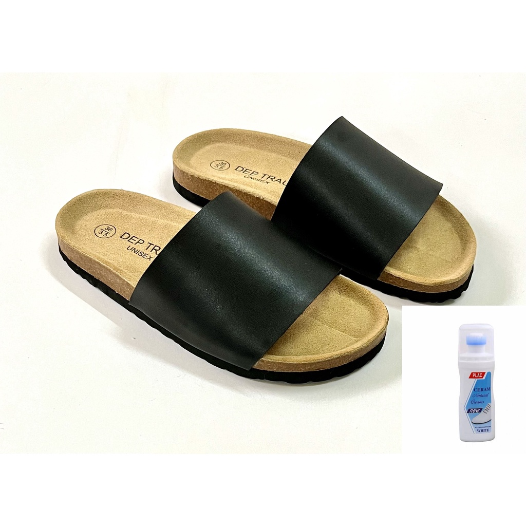 Dép Đế Trấu Quai Bản / Màu Đen / Nam Nữ - Chuẩn Châu Âu - DTT0012