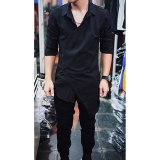 ÁO SƠ MI MINTY - VẠT CHÉO UNISEX