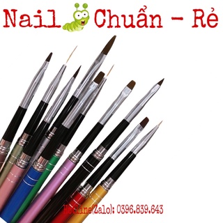 Bộ Cọ 10 Cây Cơ Bản Nail ĐẦy Đủ Siêu Rẻ - Set cọ siêu rẻ