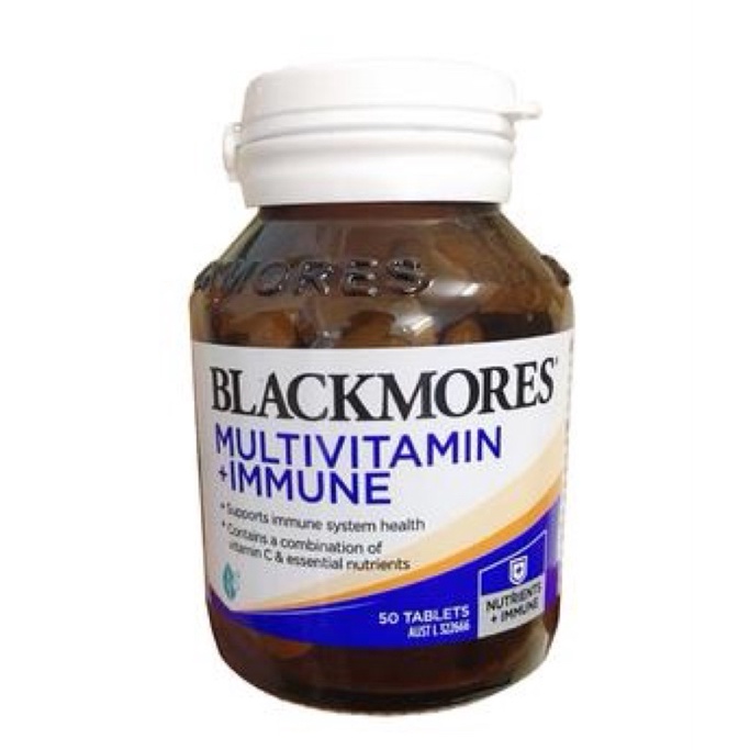 Bổ sung đa Vitamin tăng sức đề kháng Blackmores Multivitamin + Immune 50v