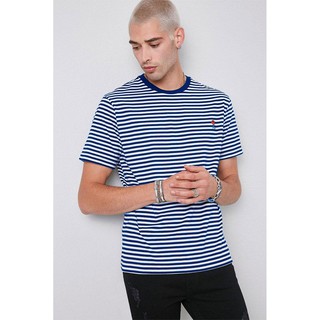 Áo Thun Nam Ngắn Tay Không Cổ form rộng [F21 Cotton 100%]