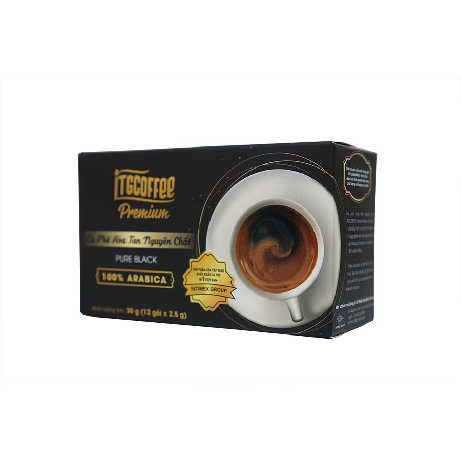 Cà Phê Hòa Tan Nguyên Chất 100% Arabica - Hộp 30g (12 gói x 2.5g) | BigBuy360 - bigbuy360.vn