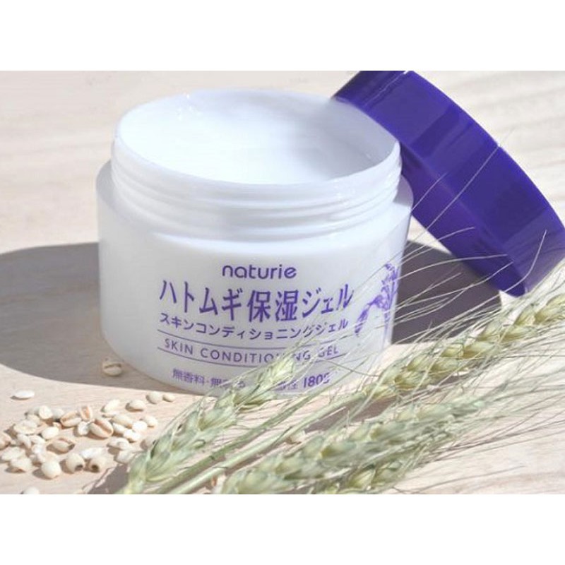 [Hàng Nhật] Gel Dưỡng Ẩm Trắng Da Naturie Hatomugi | Kem Dưỡng Ẩm Ý Dĩ Naturie Hatomugi Nhật Bản (Japan)