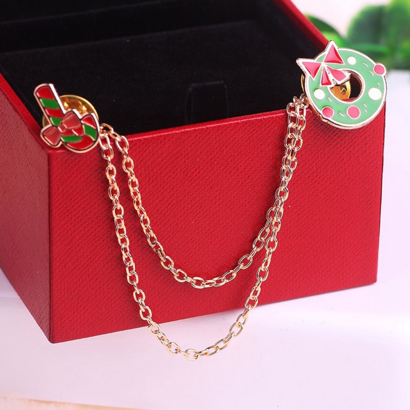 CREATIVE Trâm Cài Áo Hình Giáng Sinh Sáng Tạo 1 Cái