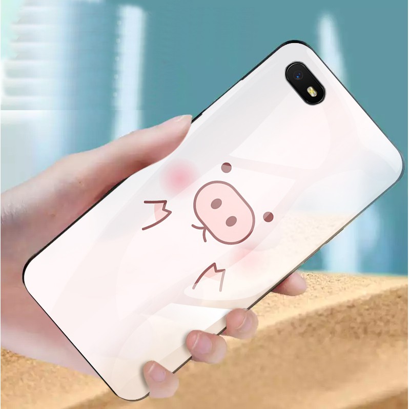 Ốp OPPO A1K/REALME C2 mặt kính gương bóng