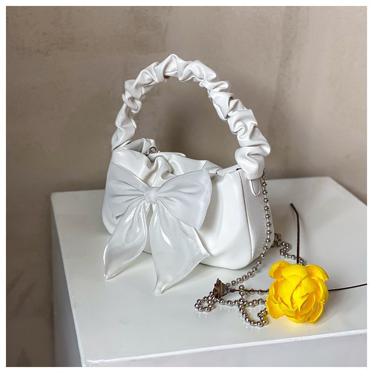 Túi Đeo Vai Phối Dây Xích Đính Nơ Thời Trang 2022