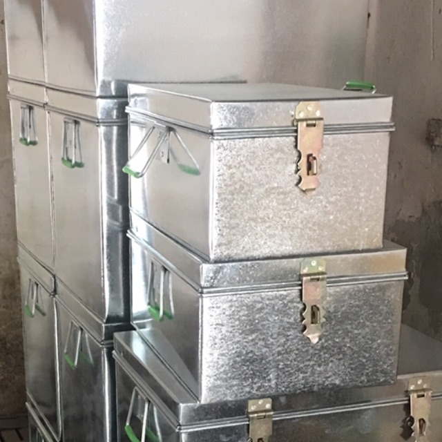 Hòm tôn kt D55cm x R34cm x C24cm.