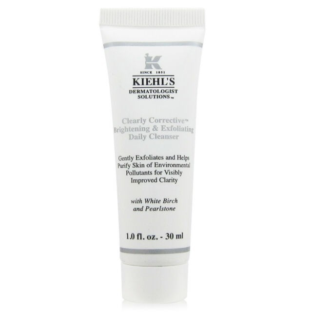 [Minisize 30ml] Sữa rửa mặt trắng da Kiehls Clearly Corrective Brightening & Exfoliating Cleanser 30ml