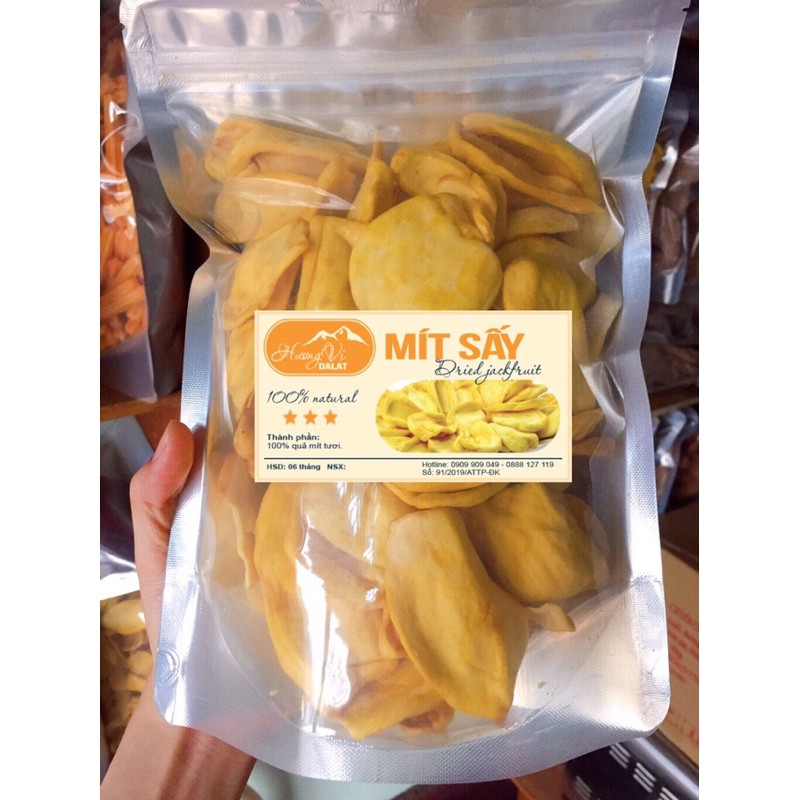 Thơm ngon giòn tan - 500G Mít sấy giòn hàng xuất khẩu