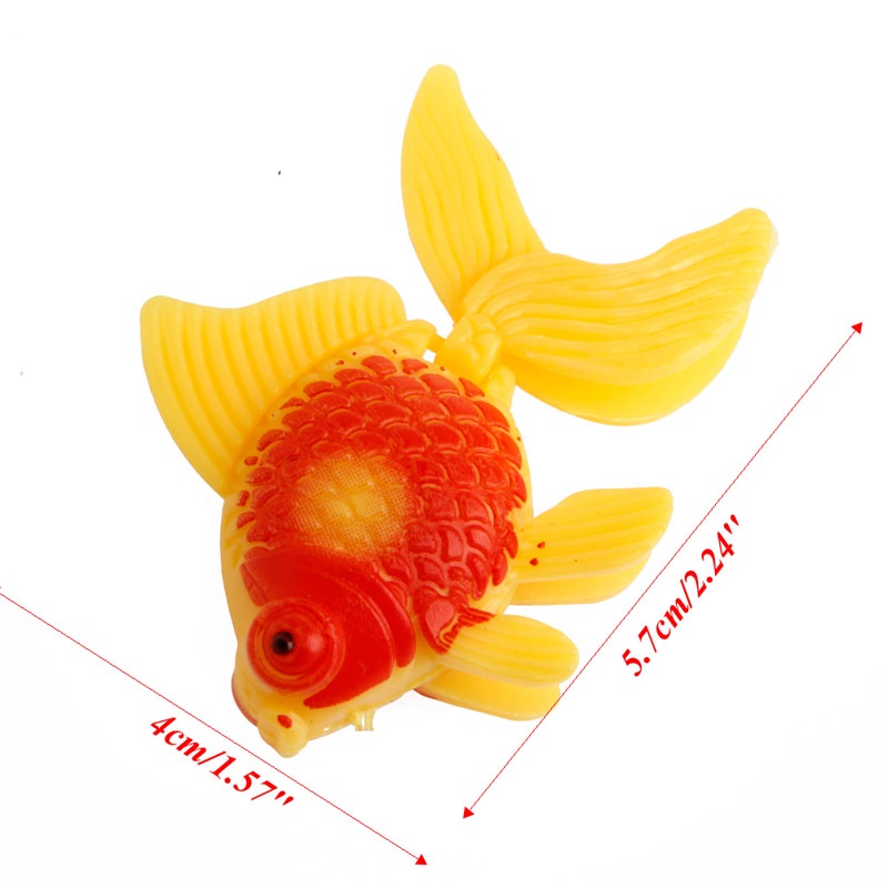 Set 3 mô hình cá vàng nhân tạo bằng nhựa trang trí bể cá